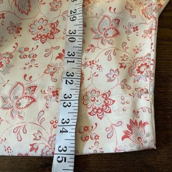 Aritzia Wilfred Toccata Satin Pant wide leg pull on floral exclusive print Large - Picture 13 of 15